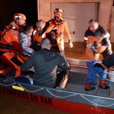 Schwere Unwetter in Frankreich