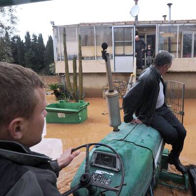 Schwere Unwetter in Frankreich