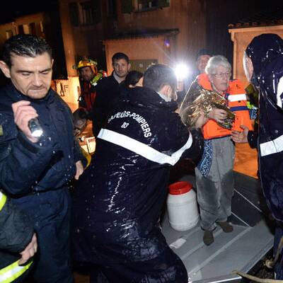 Schwere Unwetter in Frankreich