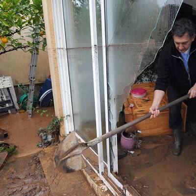 Schwere Unwetter in Frankreich