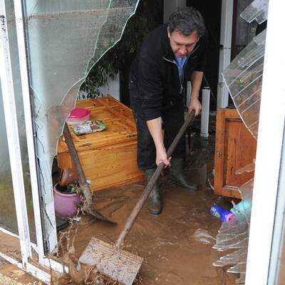 Schwere Unwetter in Frankreich