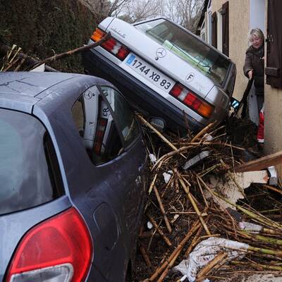 Schwere Unwetter in Frankreich