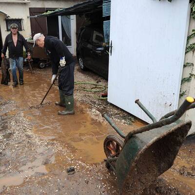Schwere Unwetter in Frankreich