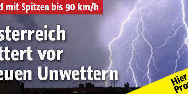 Österreich zittert vor neuen Unwettern
