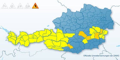 Nach Rekord-Hitze herrscht Unwetter-Alarm