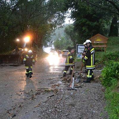 Schlimmes Unwetter in Österreich