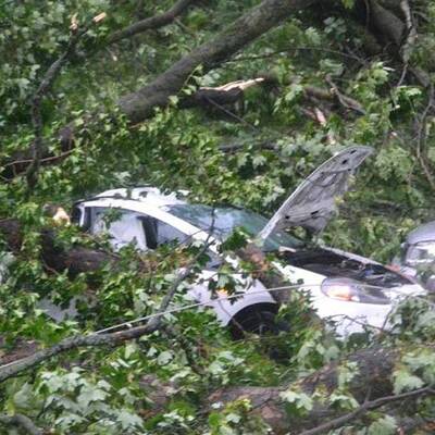 Schlimmes Unwetter in Österreich