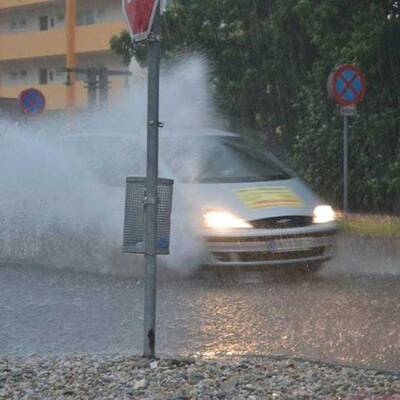 Schlimmes Unwetter in Österreich