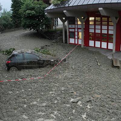 Muren und Hagel in Tirol