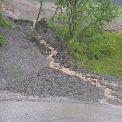 Schlimmes Unwetter in Österreich