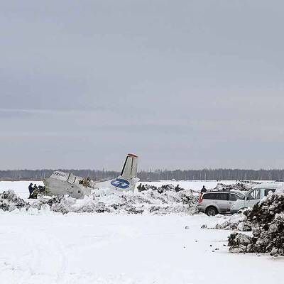Utair-Maschine in Sibirien abgestürzt.