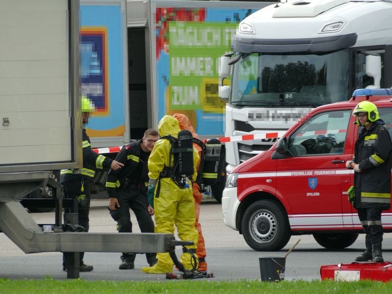 Ammoniak ausgetreten