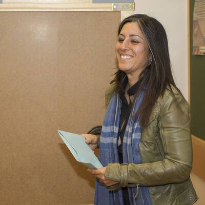 Maria Vassilakou (Grüne) wählte zusammen mit Ehemann Bernd