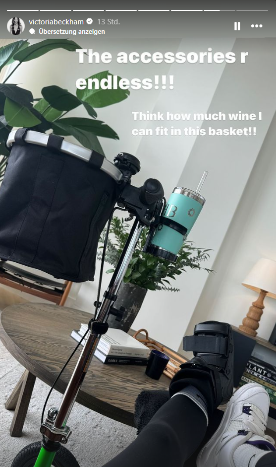 Victoria Beckham setzt jetzt auf Knieroller statt High Heels