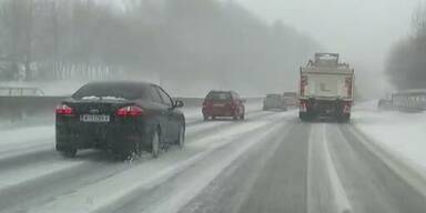 Starke Schneefälle legen ganz Wien lahm