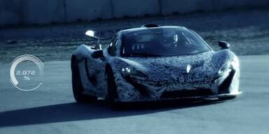 McLaren P1 als Erlkönig auf Testfahrt
