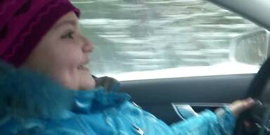 8-Jährige düst mit 100 km/h über eisige Straße