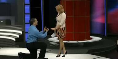 Moderatorin verk&uuml;ndet eigenen Hochzeitsantrag