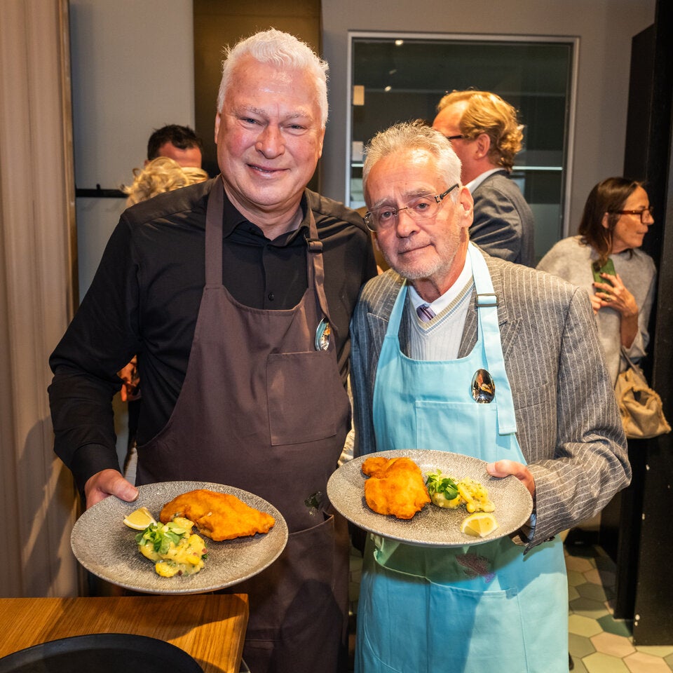 Toni Polster und Christian Mucha
