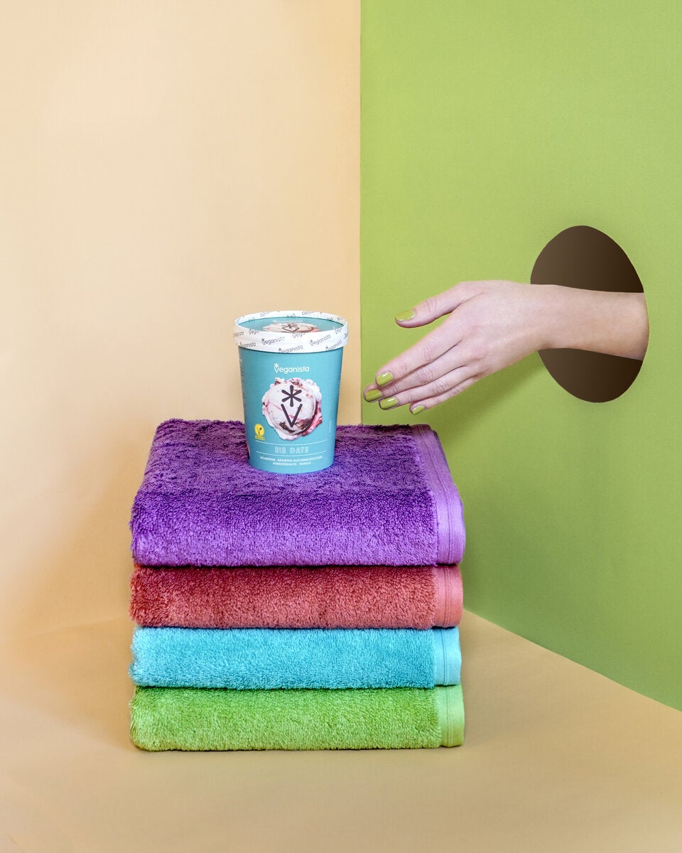 Vossen x Veganista: Kunterbunte Towel-Kollektion
