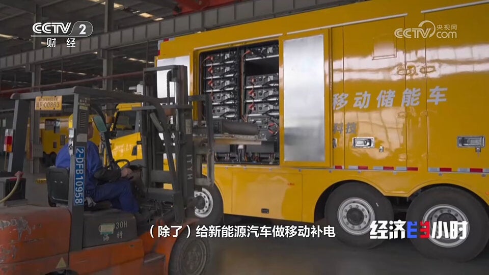 Der MESS 2000 von Sunwoda: Ein mobiler Energiespeicher mit 2 Megawattstunden Leistung. 