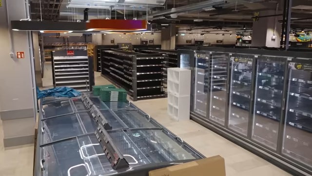 So sah der Edeka am Ende der Aktion aus.