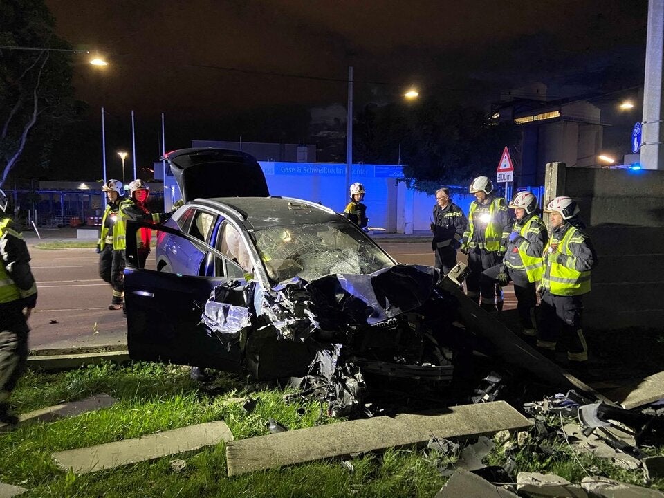 Beton Crash Unfall Wien