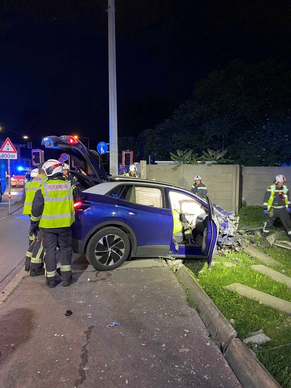 Beton Crash Unfall Wien