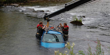 Unfallopfer vor dem Ertrinken gerettet