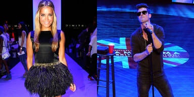 Sylvie van der Vaart und Robin Thicke