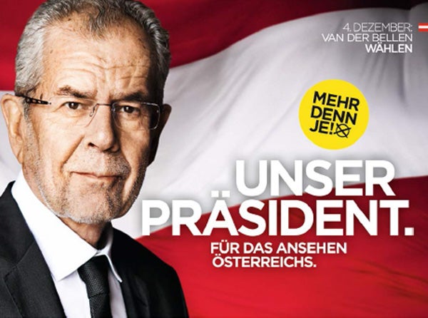 Das sind die neuen VdB-Wahlplakate