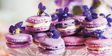 Veilchen-Makronen
