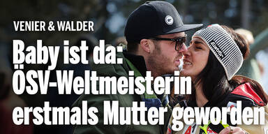 Baby ist da: ÖSV-Weltmeisterin erstmals Mutter geworden