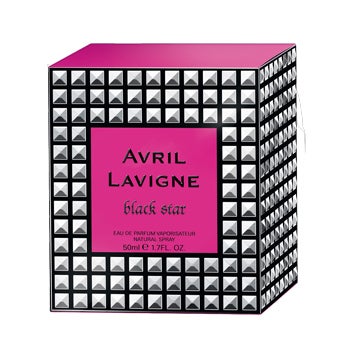 Verpackungsdesign Avril Lavigne Black Star Parfum
