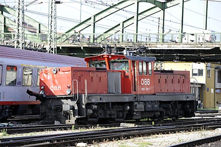 Verschubunfall Wien Westbahnhof