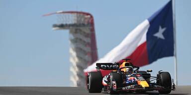 Verstappen beim Austin-Training