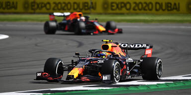 Max Verstappen im Training von Silverstone