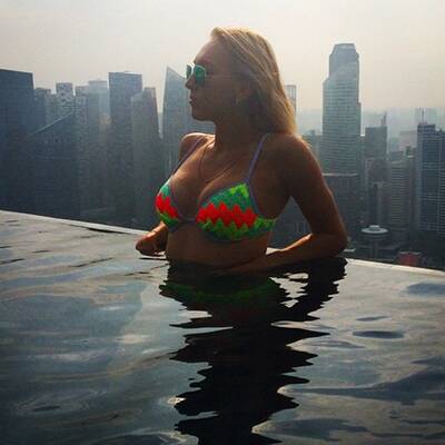 So sexy urlauben die Tennis-Ladies