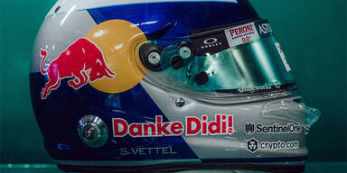 "Danke Didi": Vettel f&auml;hrt in Mexiko mit Red-Bull-Helm