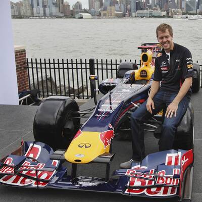 Vettel testet in New York: Die besten Bilder