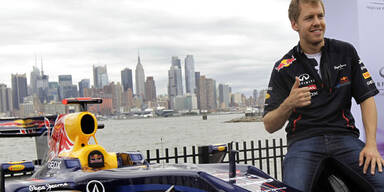 Vettel testet als Erster Strecke in New York