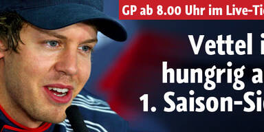Vettel heiß auf 1. Saison-Sieg