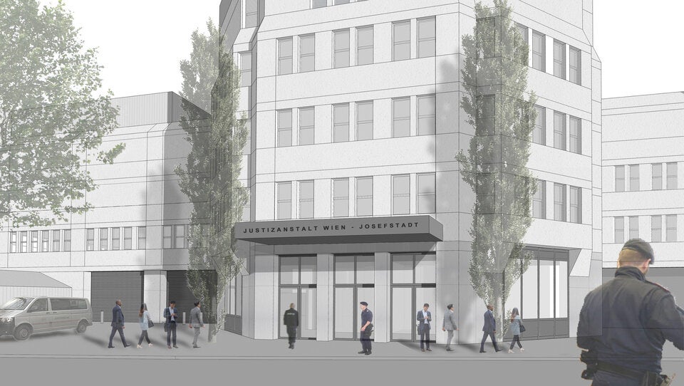 Visualisierung Justizanstalt Wien