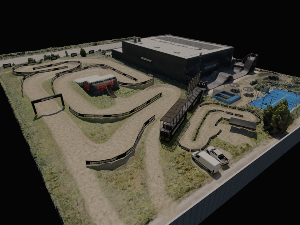 Visualisierung E-Motorradpark.