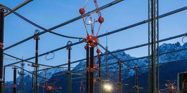 Vom APG-Umspannwerk Lienz verl&auml;uft die Leitung Richtung Italien