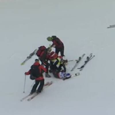 Die Bilder zum Sturz von Lindsey Vonn