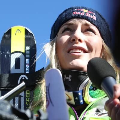 Lindsey Vonn ist zurück auf Skiern