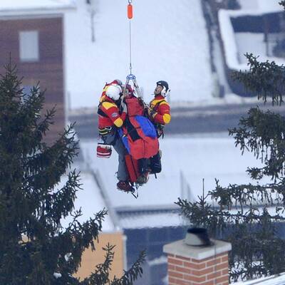 Die Bilder zum Sturz von Lindsey Vonn