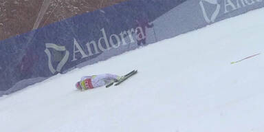 Nach Sturz: Vonn mit Haarrissfraktur im Knie