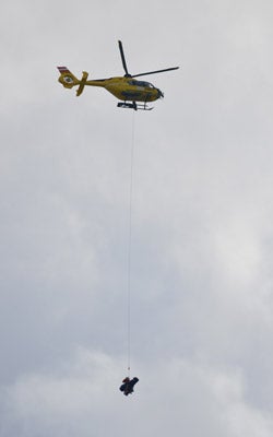 Lindsey schon auf der Heimreise